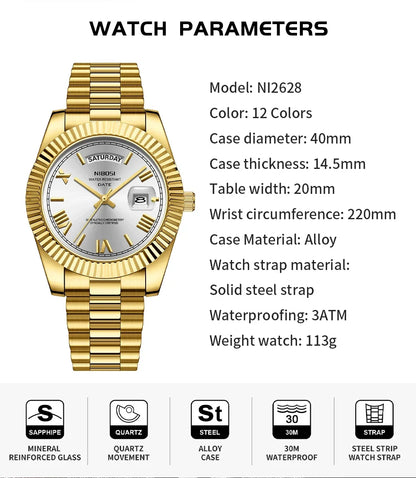 NIBOSI Legacy Watches
